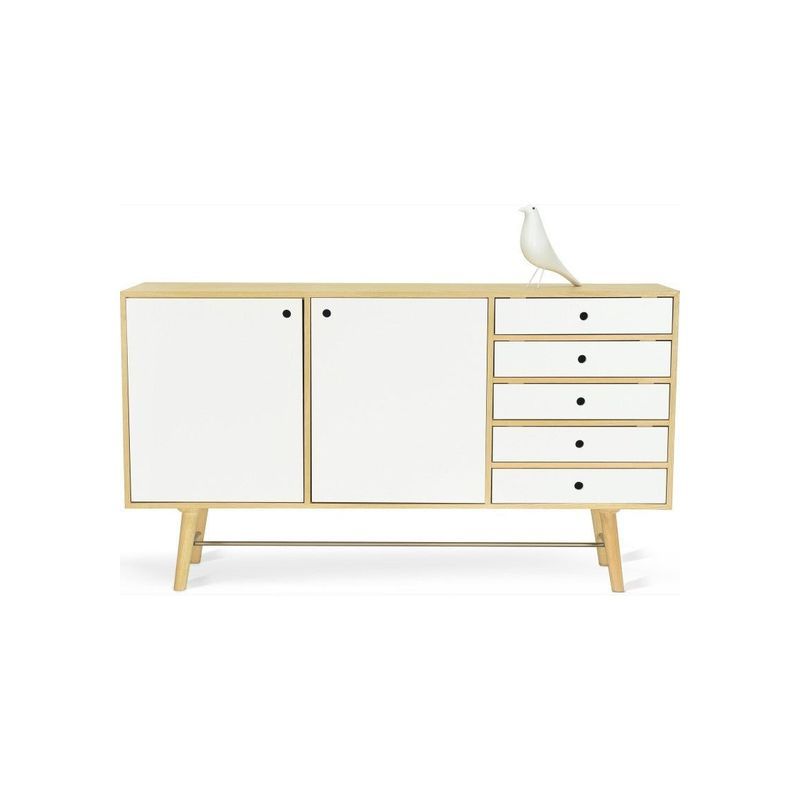 AXTELL Sideboard Buffet 180cm - White & Oak
