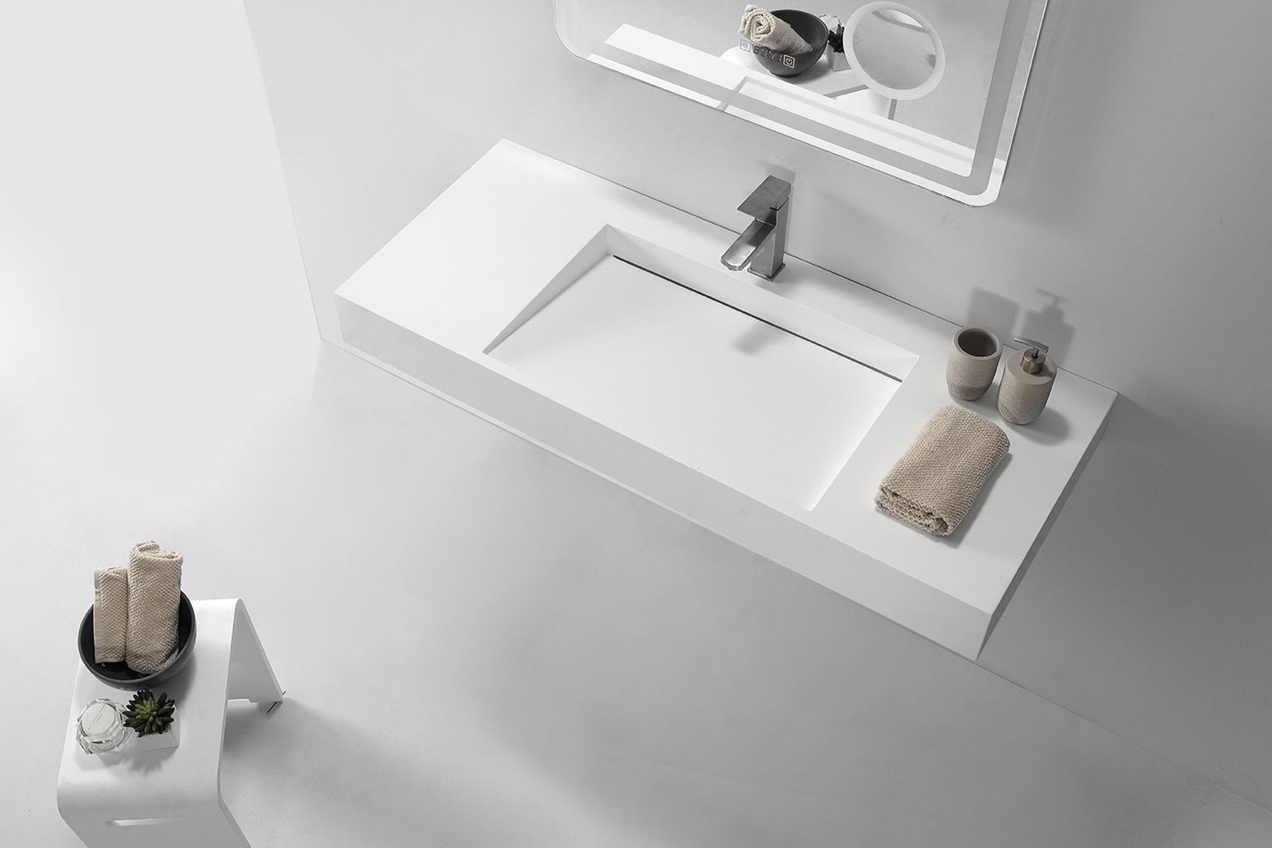 Ramp Basin 1219mm Wall Hung B6048