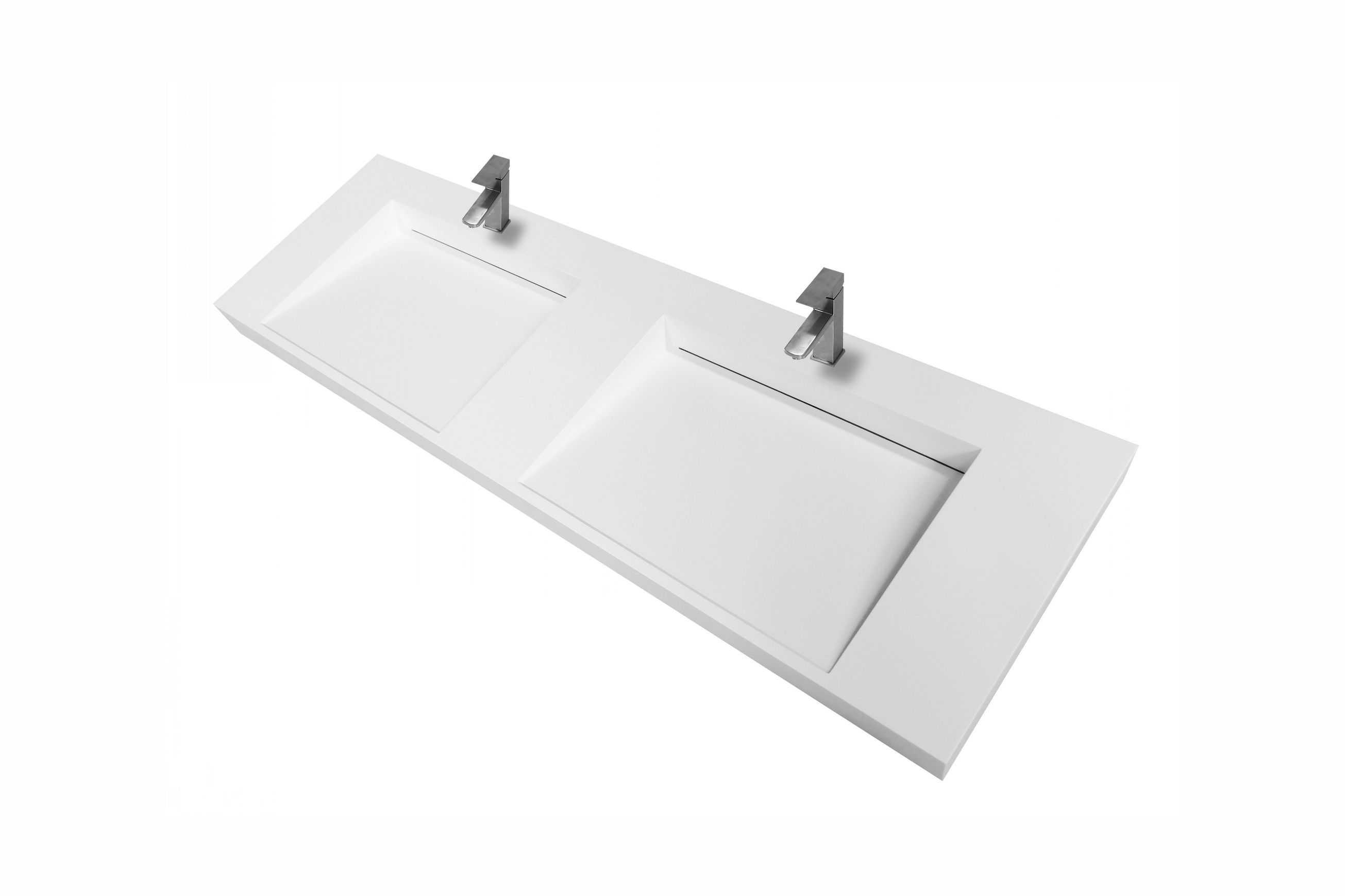 Ramp Basin Wide Double 1829mm Wall Hung B6072-D