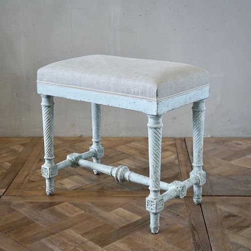 French Directoire Painted Stool