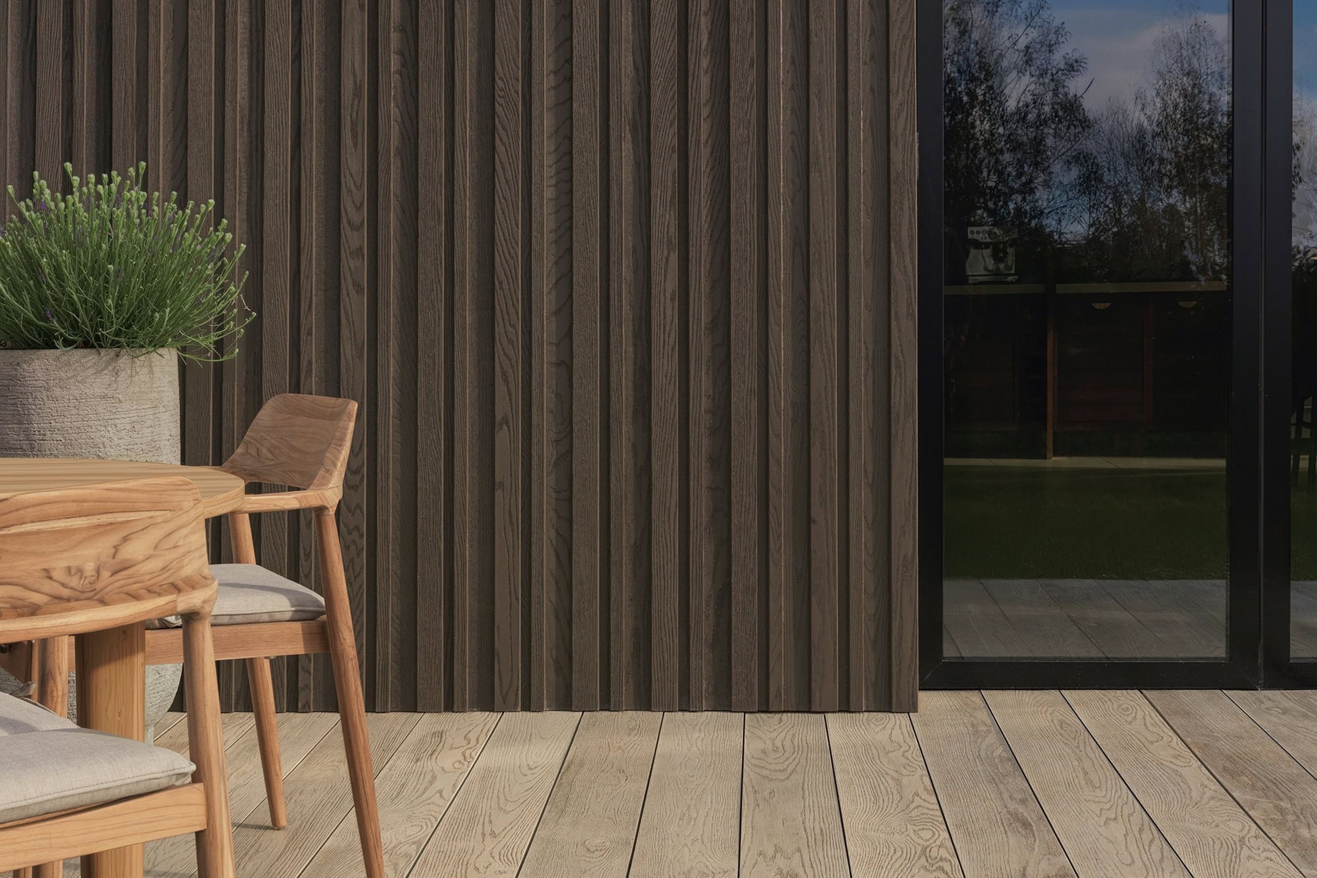 Millboard Envello Board & Batten+ Cladding | Ebony Grey
