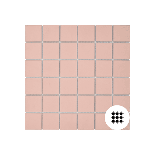 Baby Pink Matt Mosaic