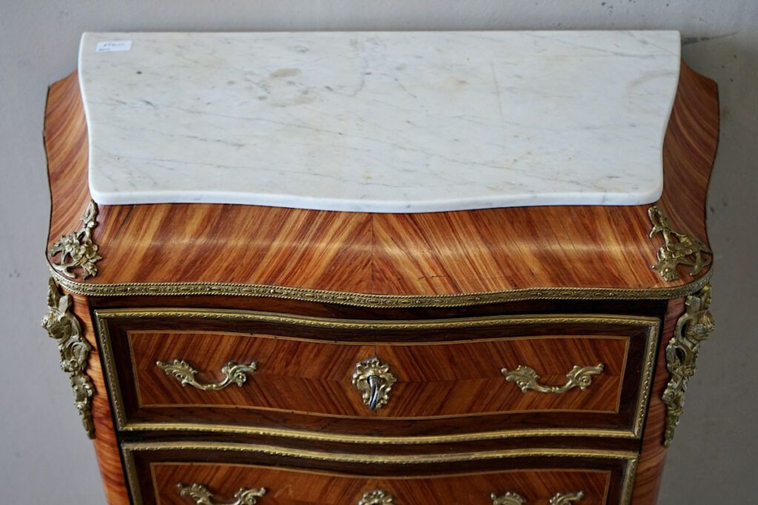 French Regence Marquetry Secretaire