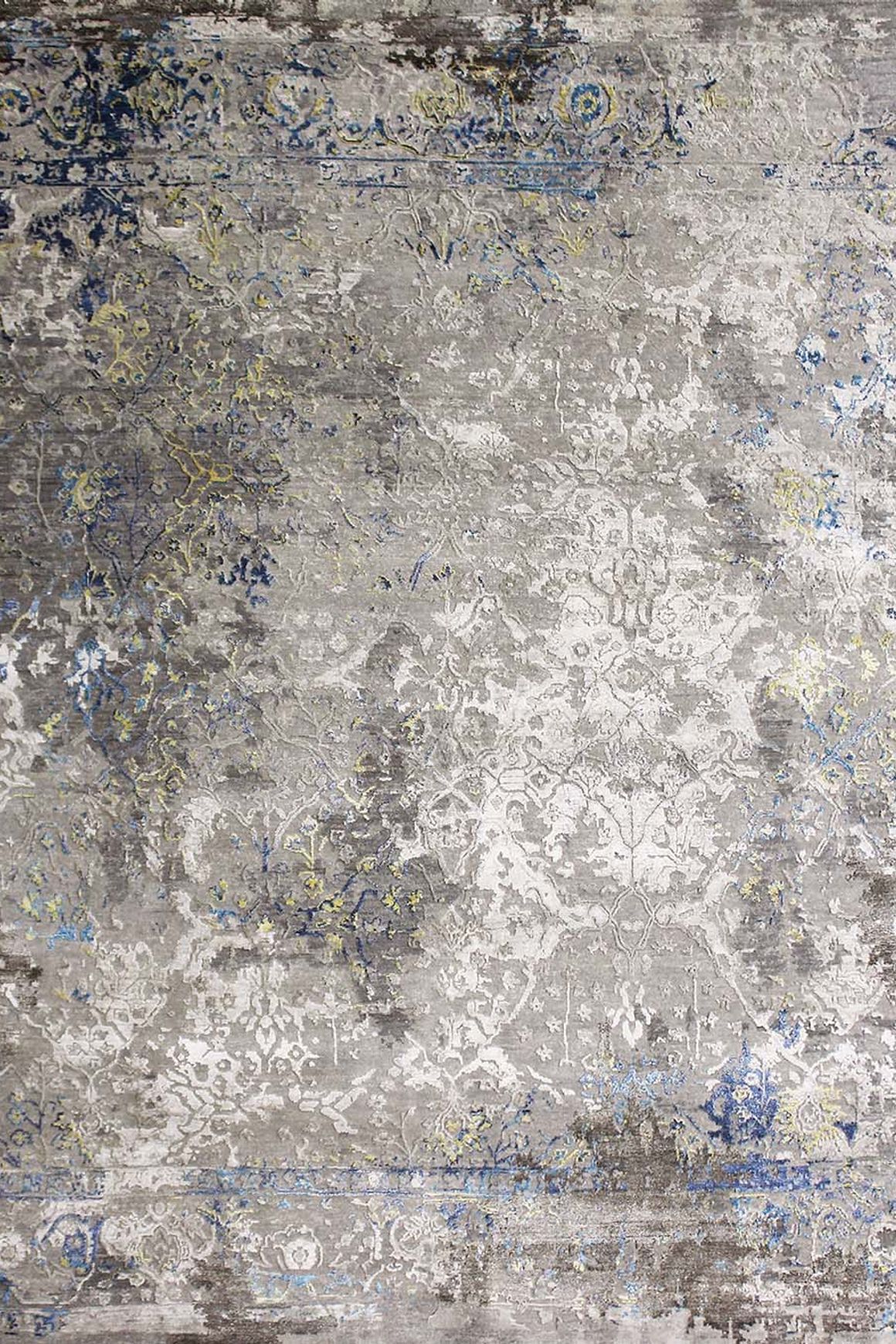 Bensen Grey l  Handknotted Rugs
