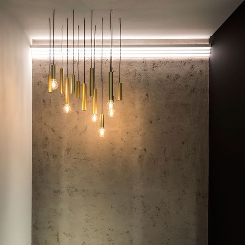 Hedra C Pendant by Delta Light