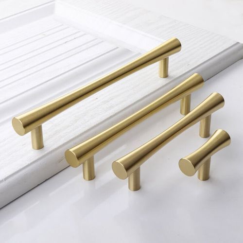 Manly Tapered Solid Brass Kitchen Handles