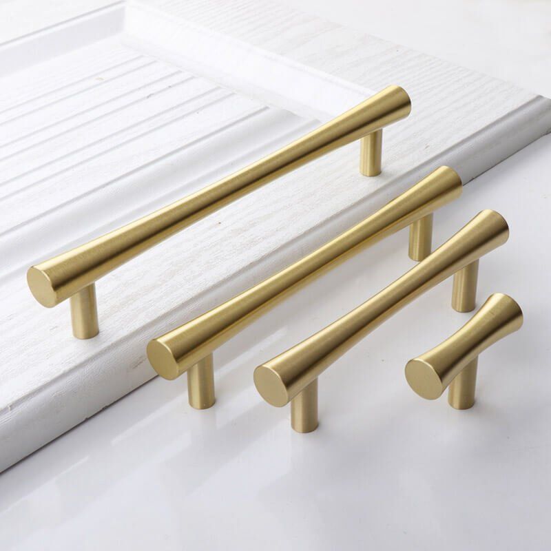 Manly Tapered Solid Brass Kitchen Handles