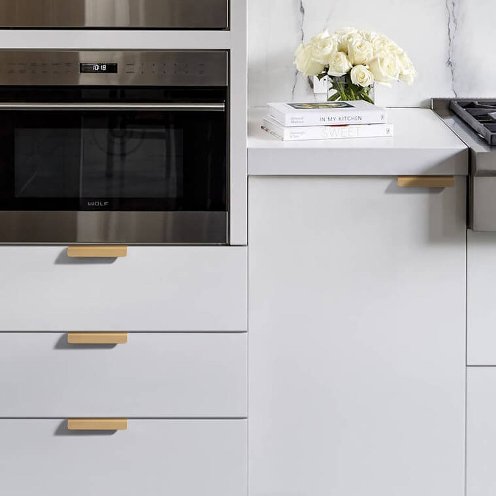 Jervis Bay Solid Brass Lip Pull Cabinet Handles