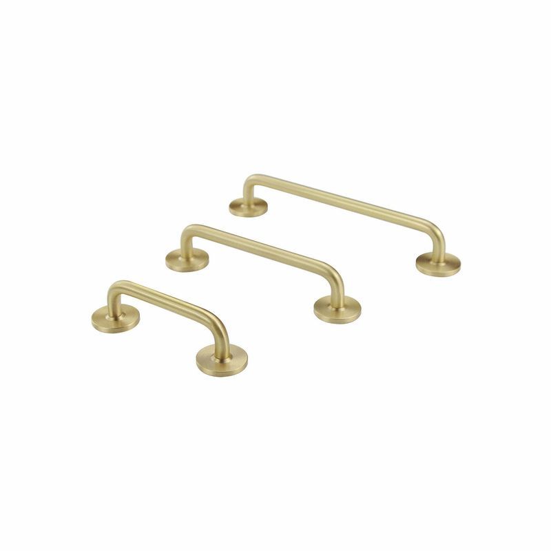 kitchen drawer handles whitehaven solid brass