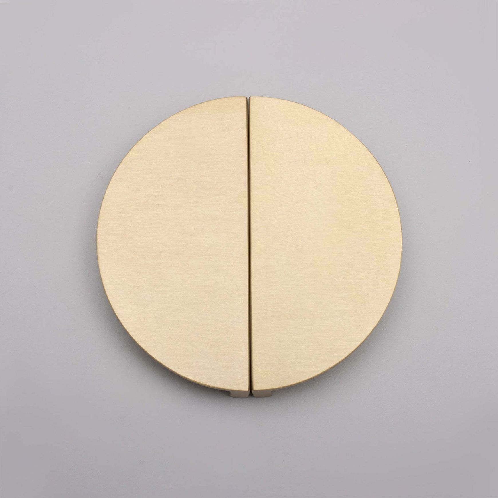 Albany Luna Half Moon Solid Brass Pull Handles