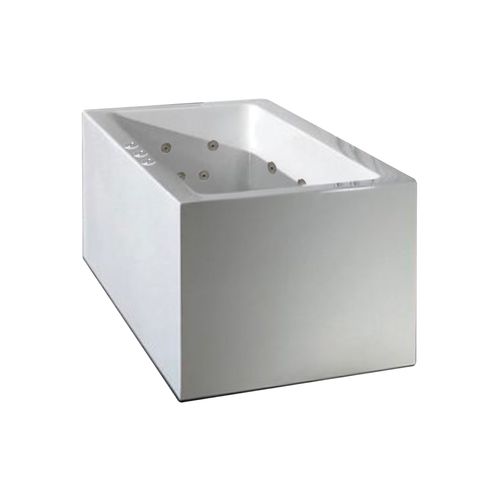 Broadway Ataud Free Standing Spa Bath Gloss White (Available In 1520Mm And 1700Mm) With 12-Jets