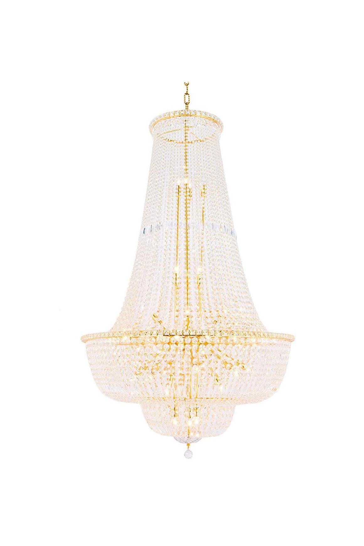 Empress Crystal Basket Chandelier - Gold - 45 Light