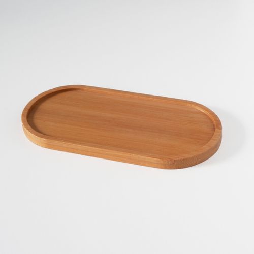 Bamboo Oval Home Decor Tray