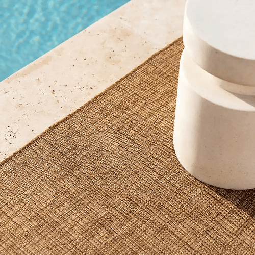 Baya Noumea Floor Rug - Teak | Indoor or Outdoor