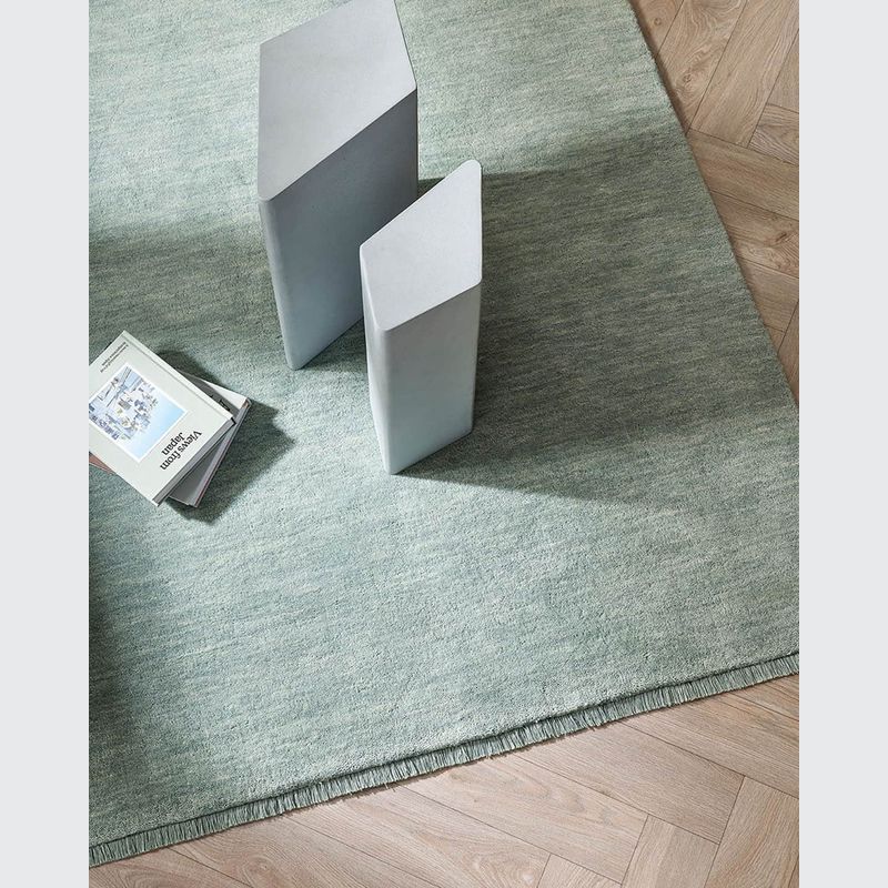 Baya Sandringham NZ Wool Floor Rug - Aquamarine