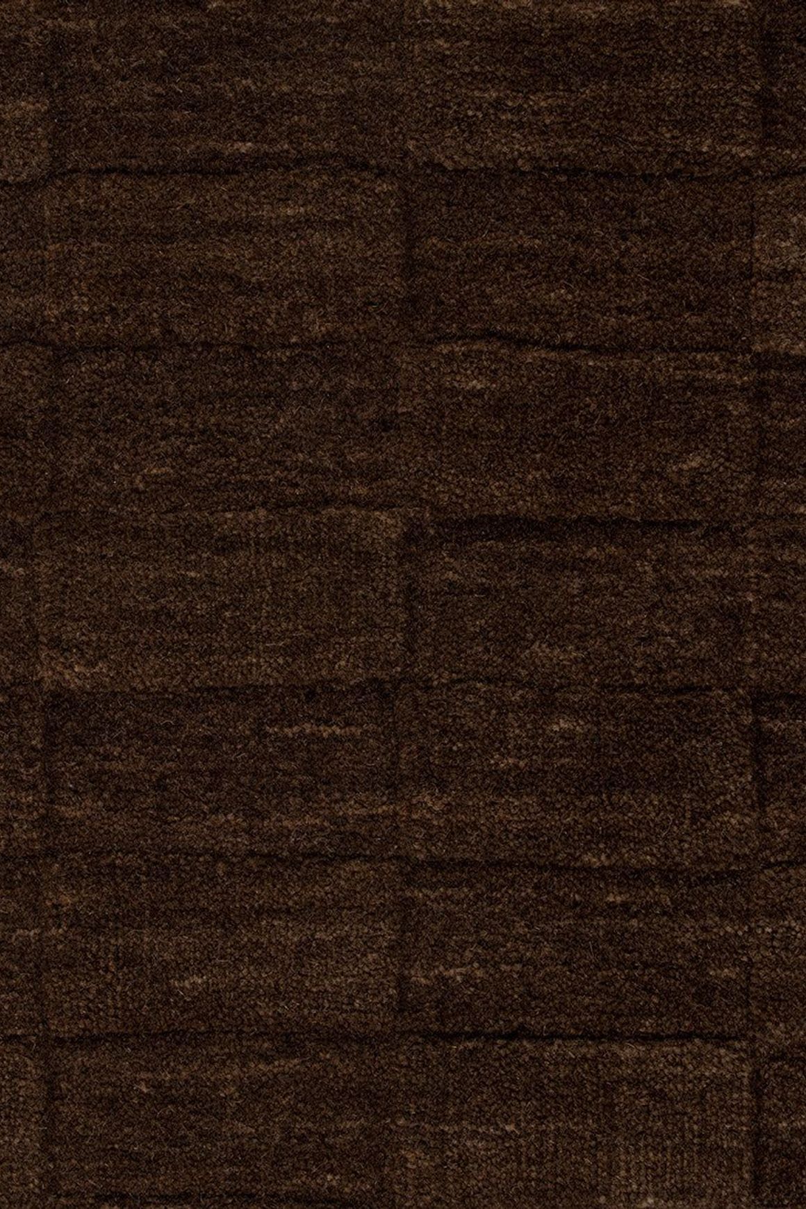 Baya Hugo Wool Floor Rug - Espresso