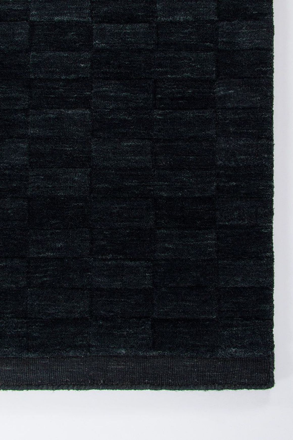 Baya Hugo Wool Floor Rug - Midnight