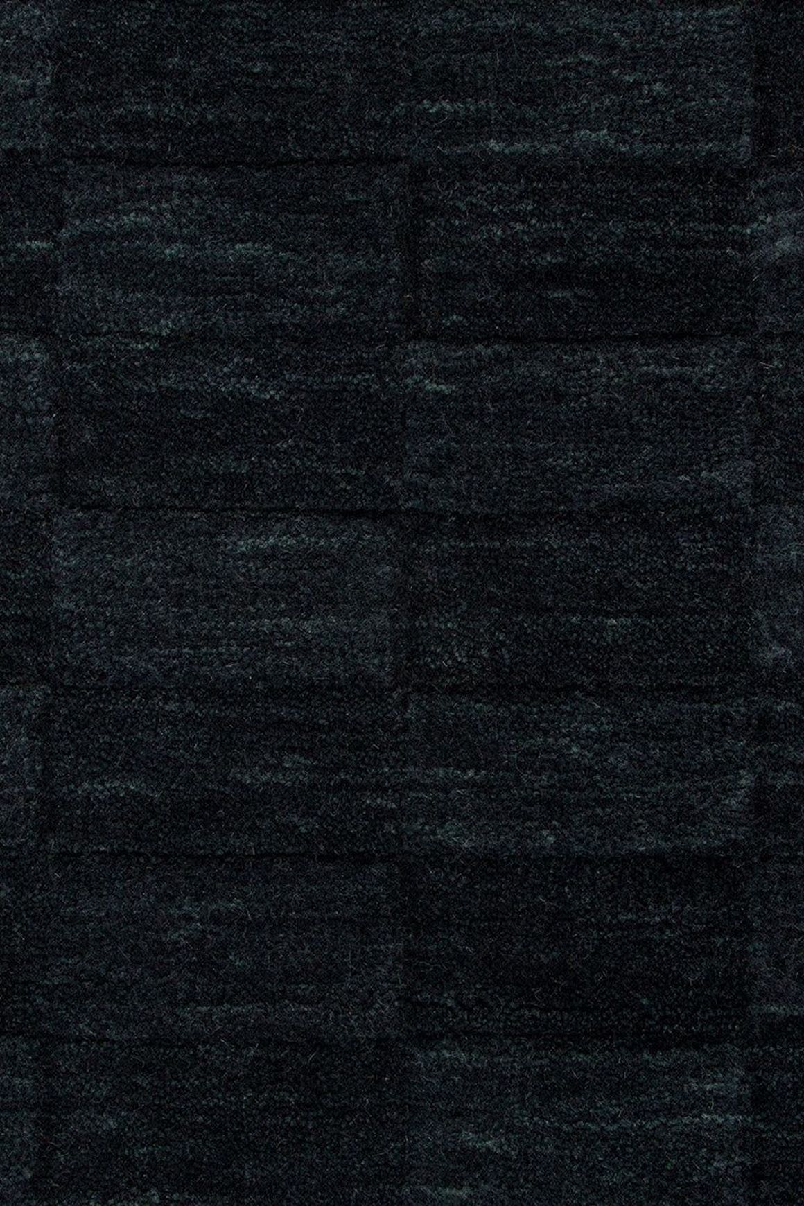 Baya Hugo Wool Floor Rug - Midnight