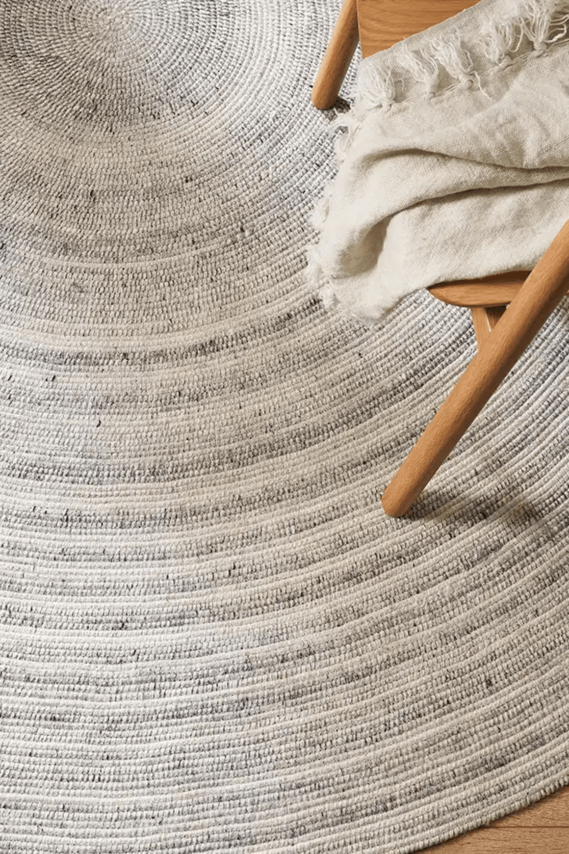 Baya Palm Cove Round Rug - Pumice | Indoor or Outdoor