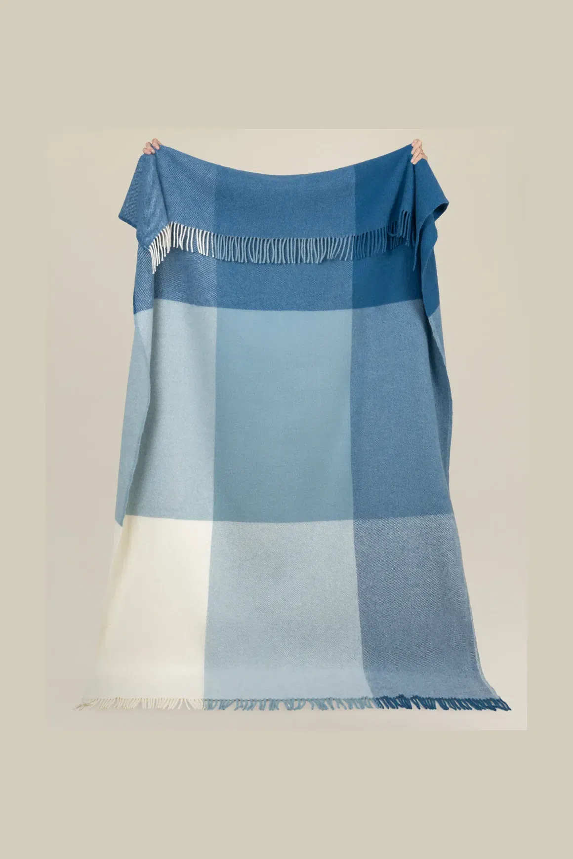 Weave Bayswater NZ Wool Throw Blanket - Breeze