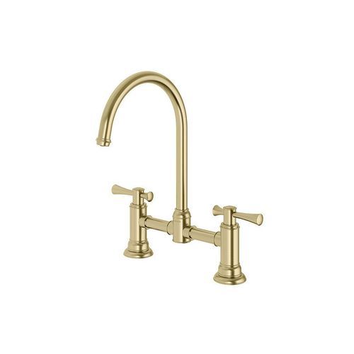 Phoenix Cromford Exposed Sink Set  - Brushed Gold