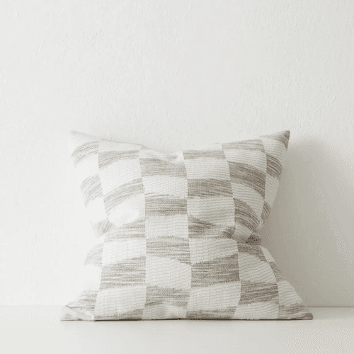 Weave Home Senso Cushion -Earth | Woven Check