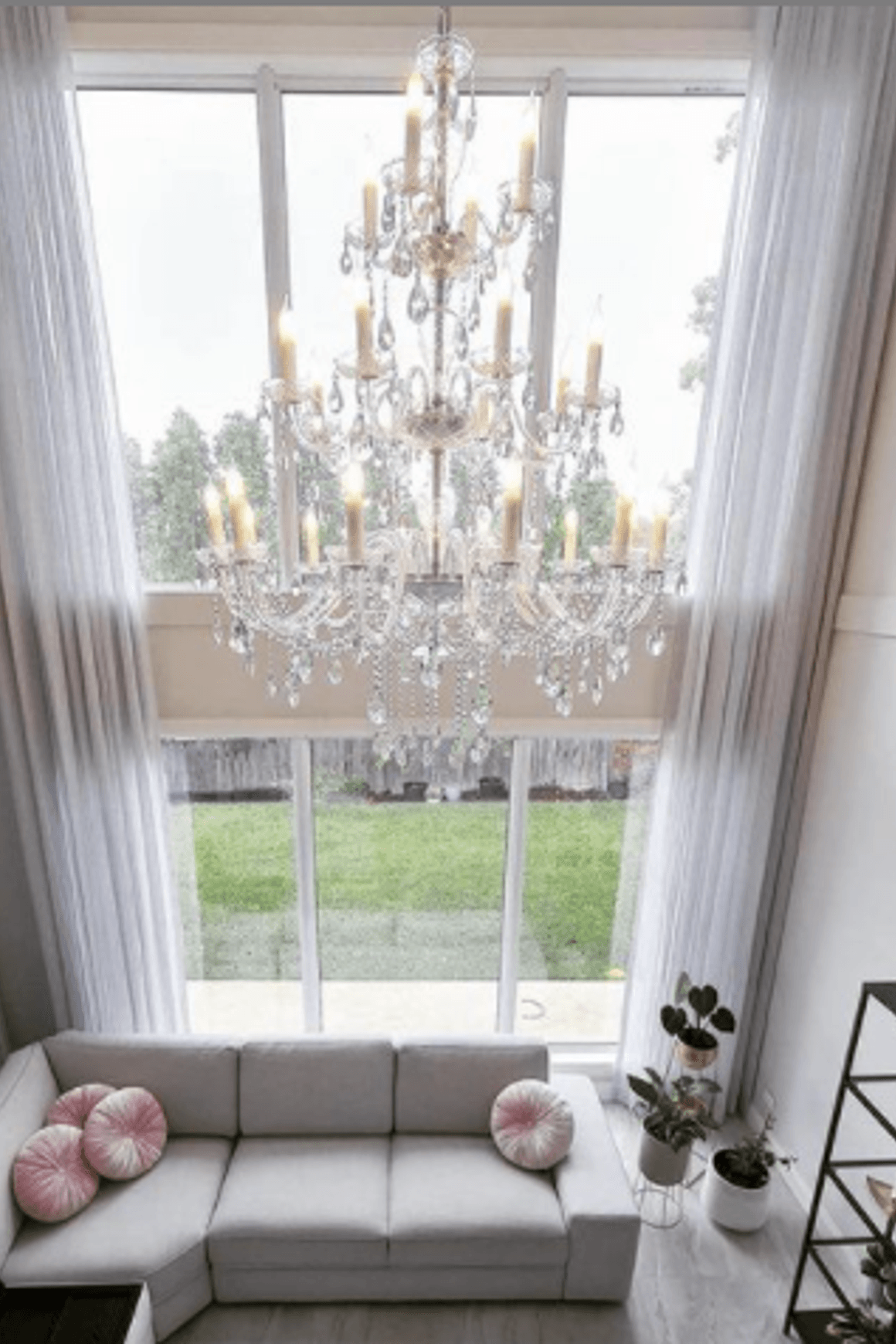 Bohemian Brilliance 24 Arm Crystal Chandelier- Chrome