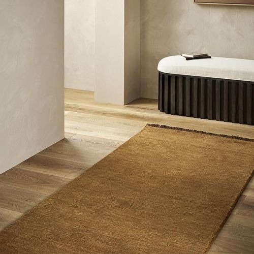 Baya Sandringham 100% NZ Wool Floor Runner Rug  - Pecan