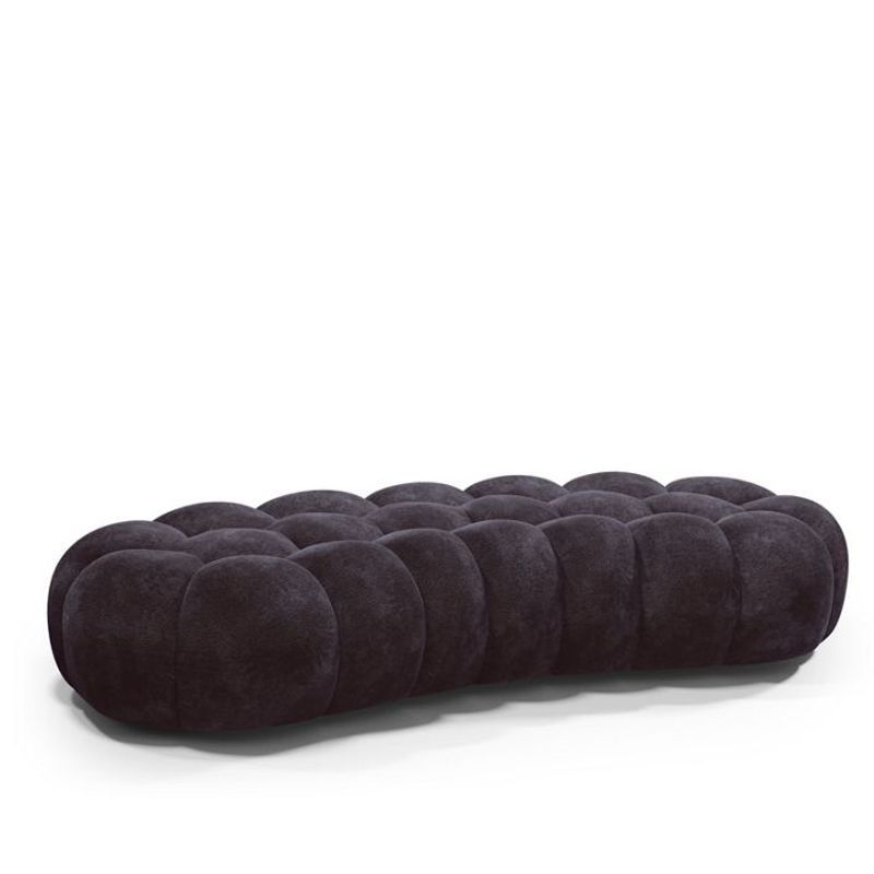 Bubble Curved Large Ottoman