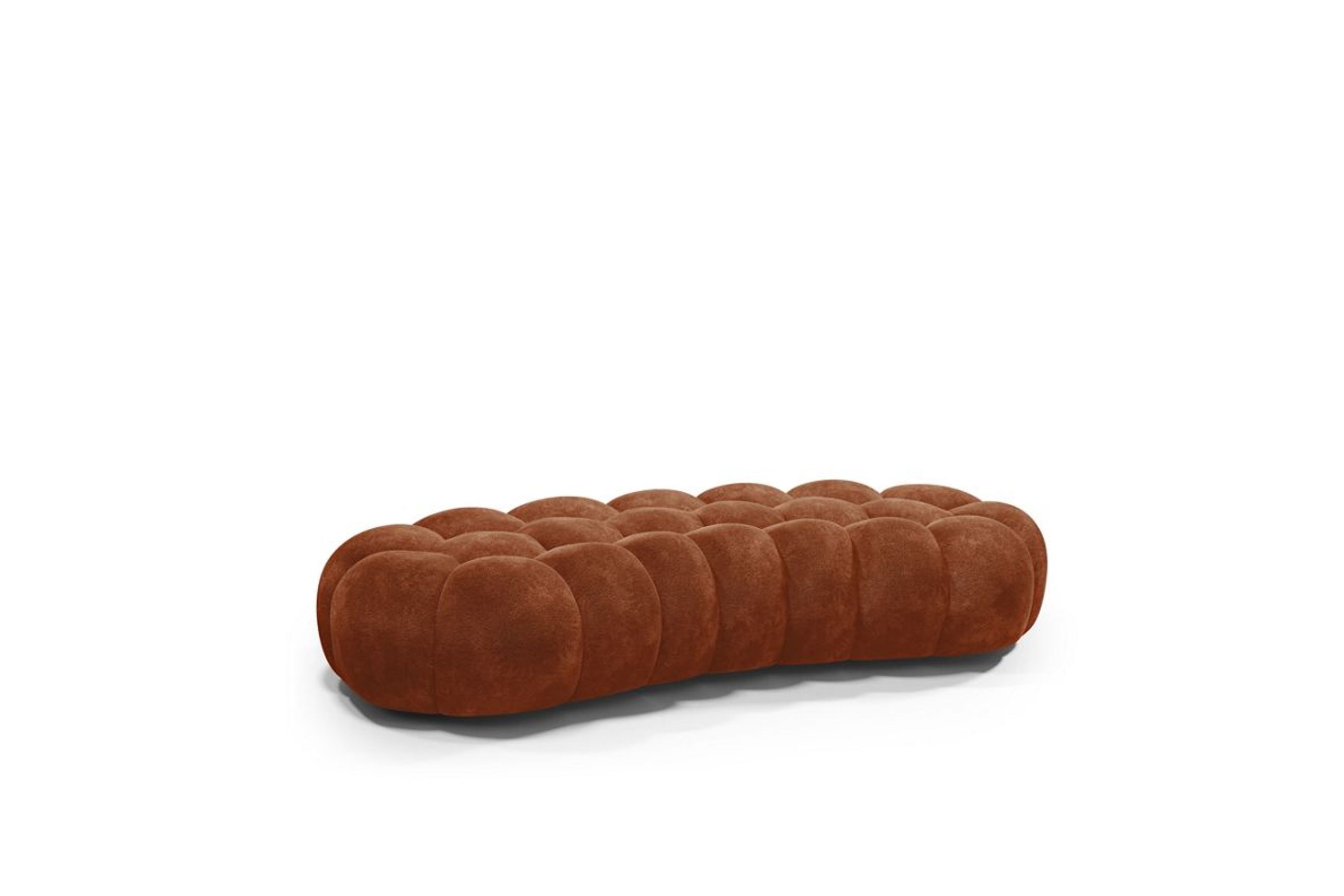 Bubble Curved Large Ottoman