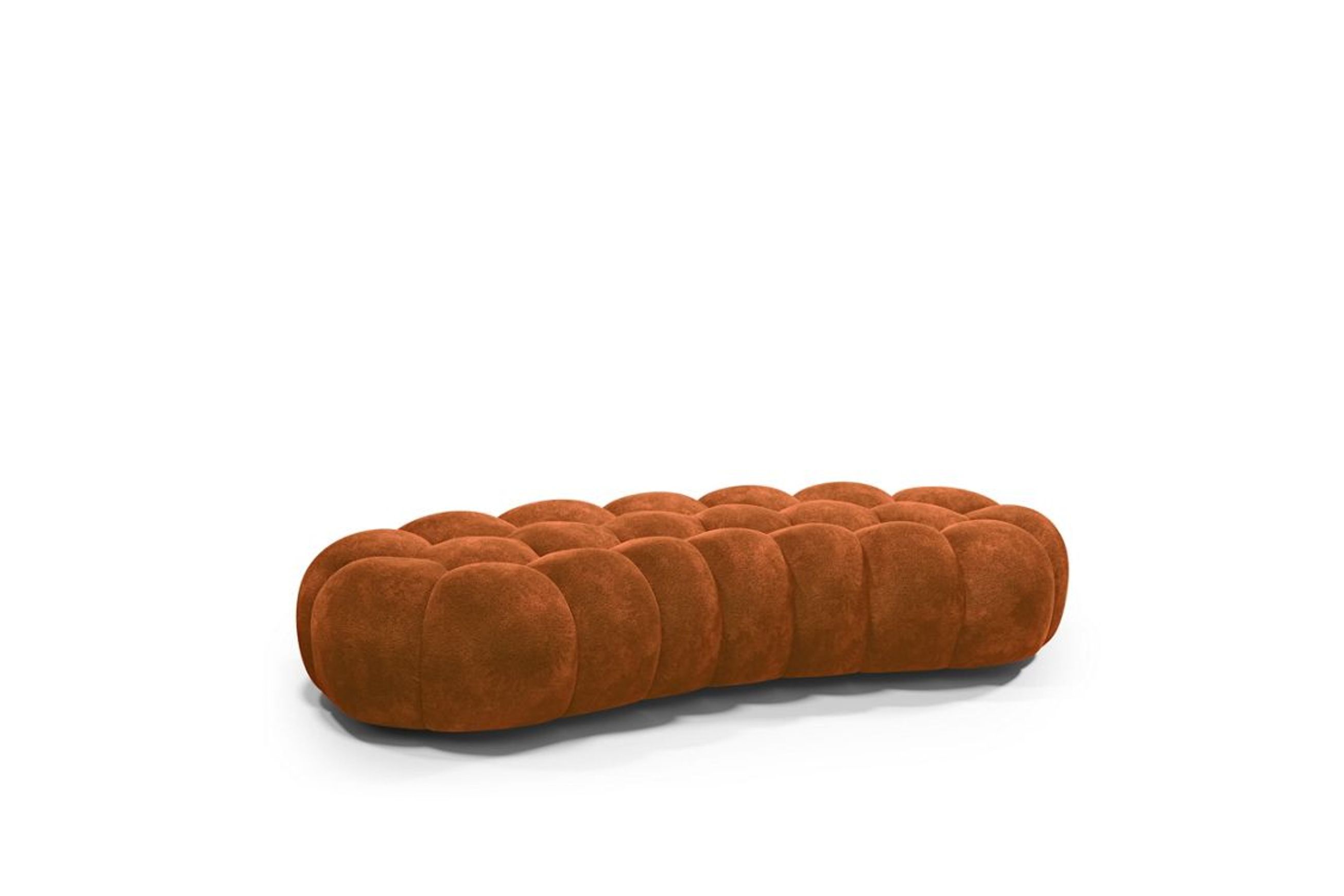 Bubble Curved Large Ottoman
