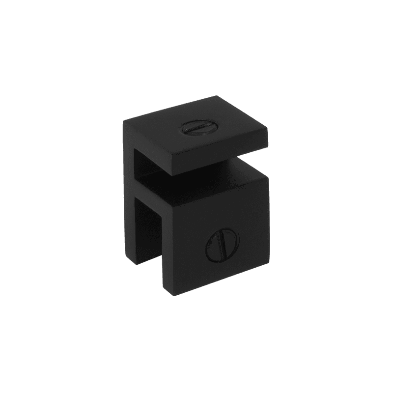Buddy Shower Glass Bracket Matt Black