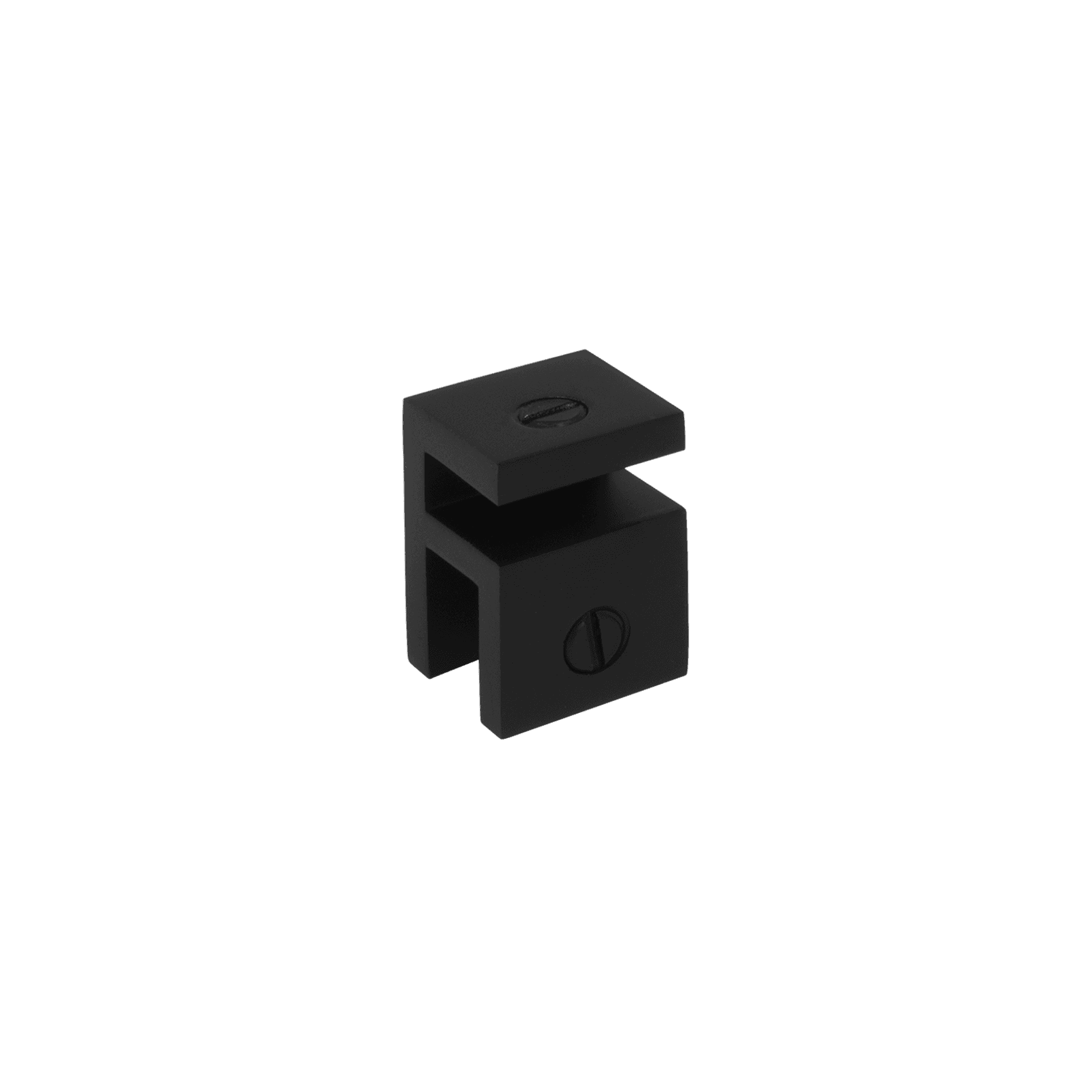 Buddy Shower Glass Bracket Matt Black