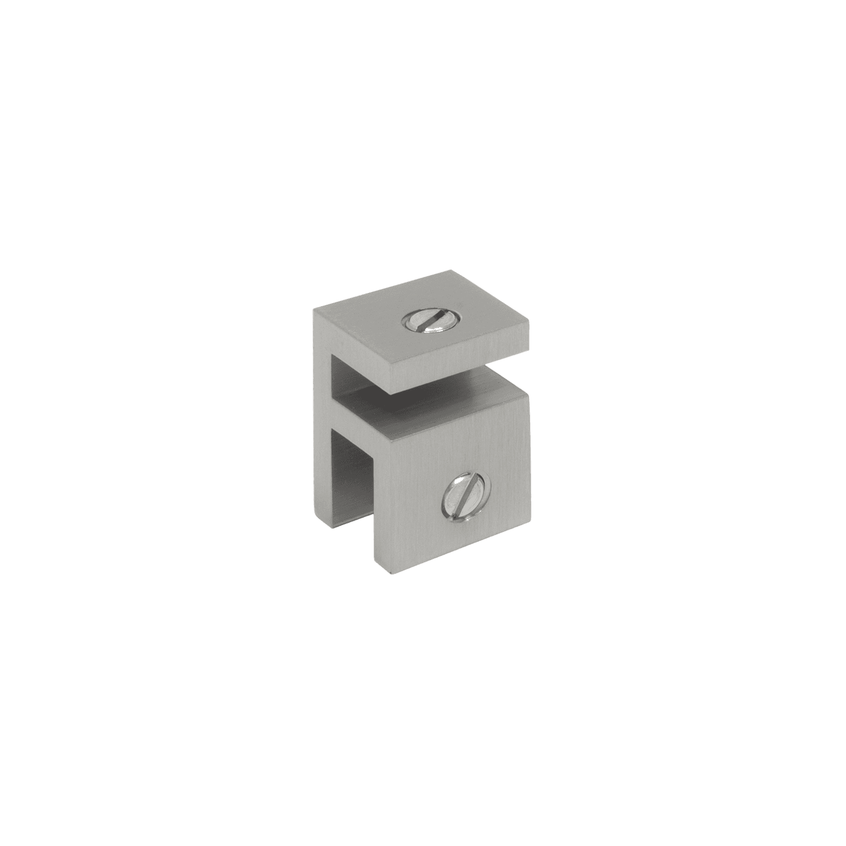 Buddy Shower Glass Bracket Brushed Nickel