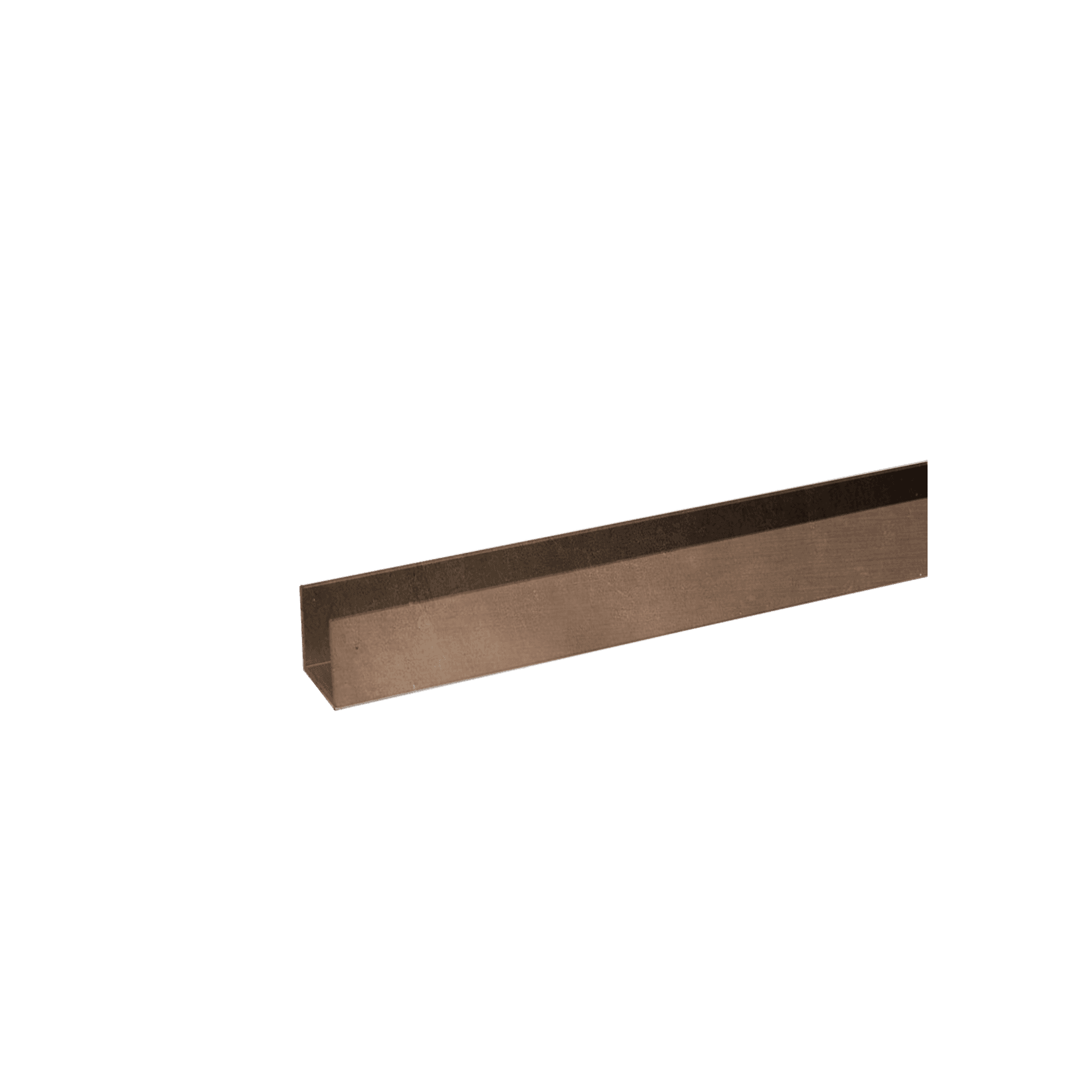 Buddy 18 x 18mm Shower Glass Channel Aged Brass Stable