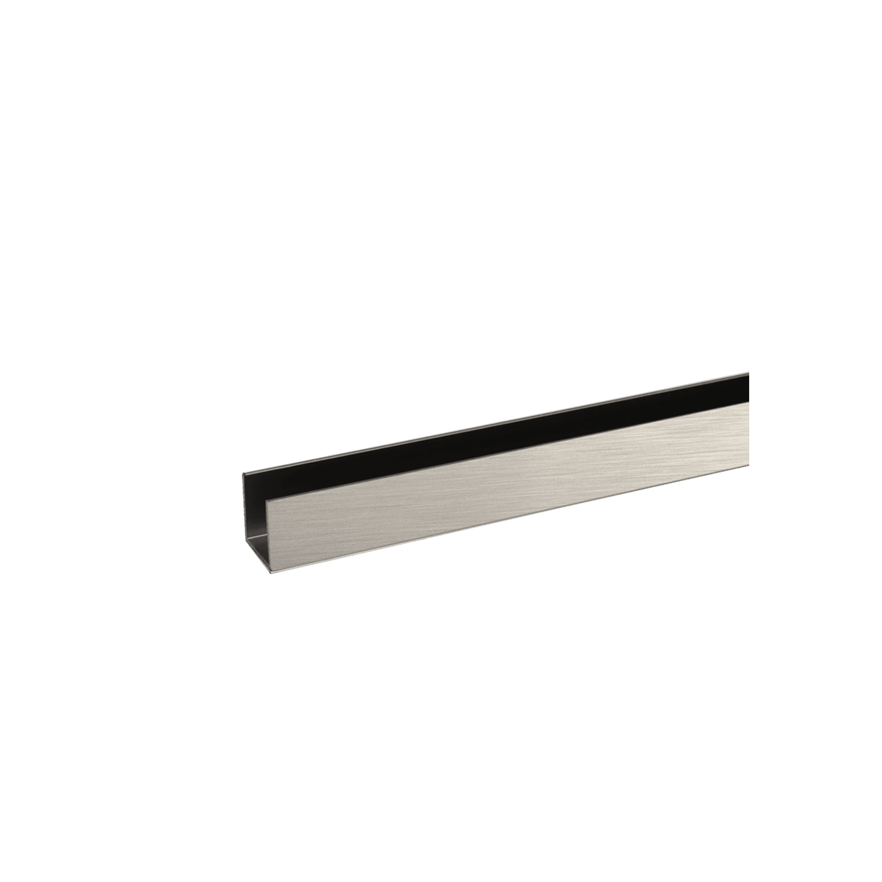 Buddy 18 x 18mm Shower Glass Channel Brushed Nickel