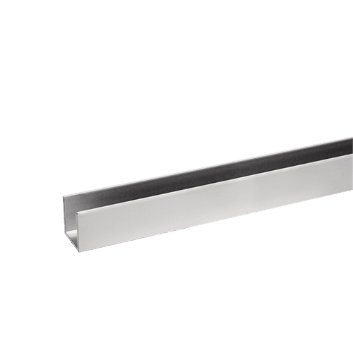 Buddy 18 x 18mm Shower Glass Channel Matt White