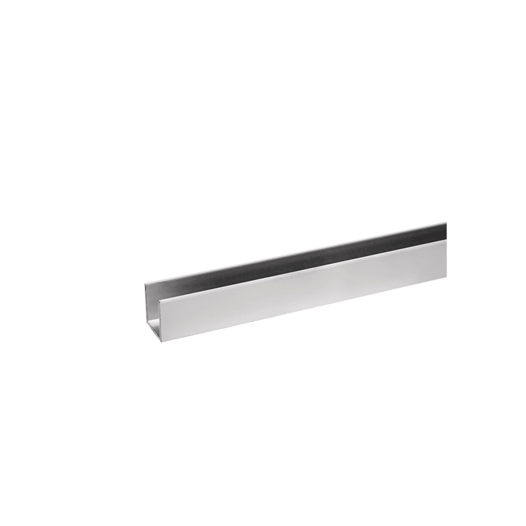 Buddy 18 x 18mm Shower Glass Channel Matt White