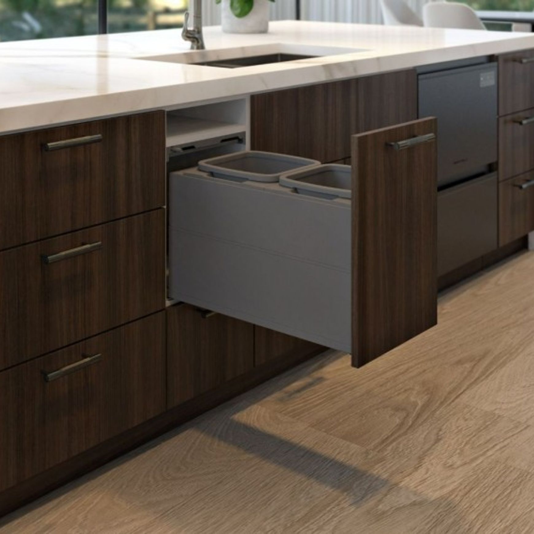 Concelo entro 2x13L for Blum LEGRABOX 350mm Orion Grey