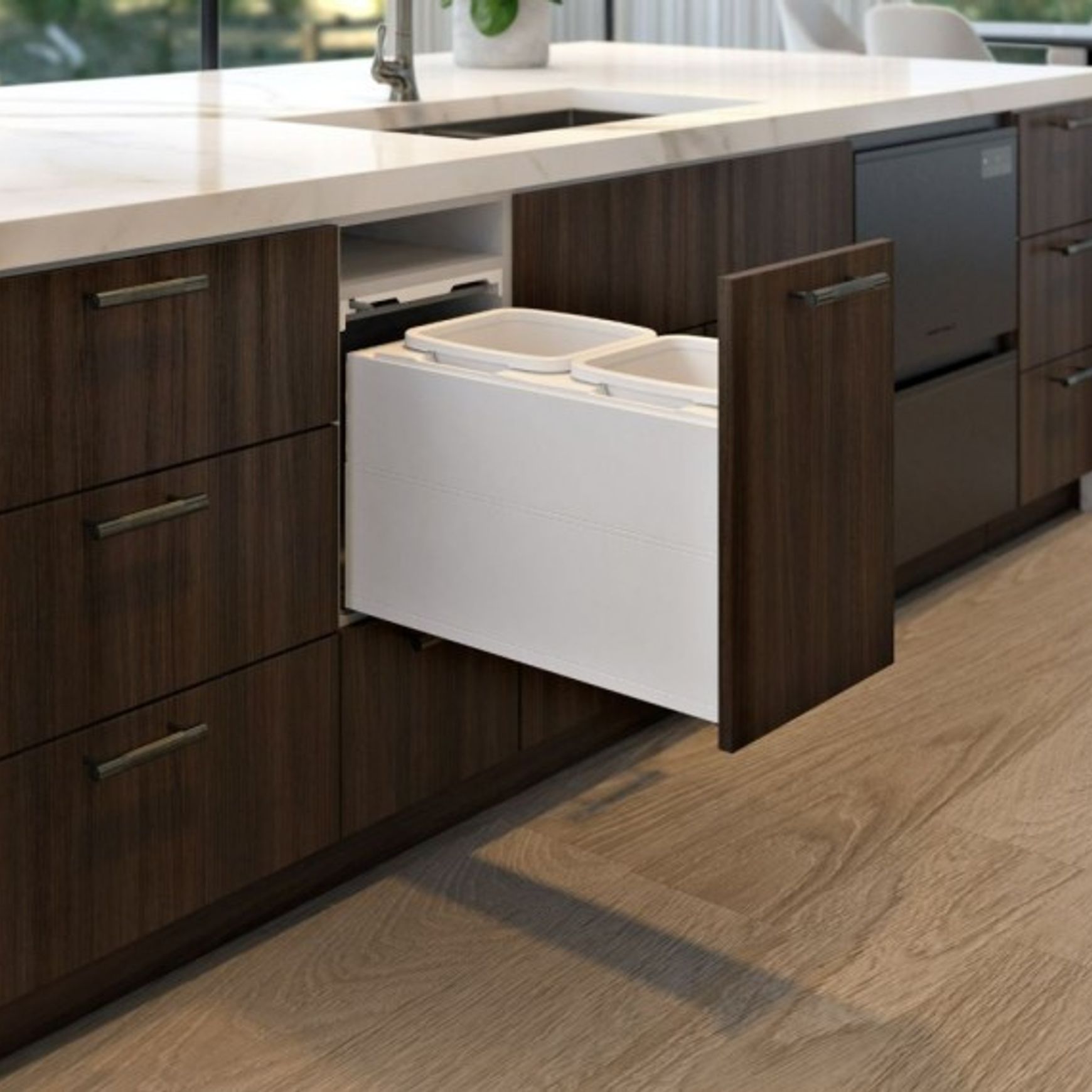 Concelo entro 2x13L for Blum LEGRABOX 350mm Silk White
