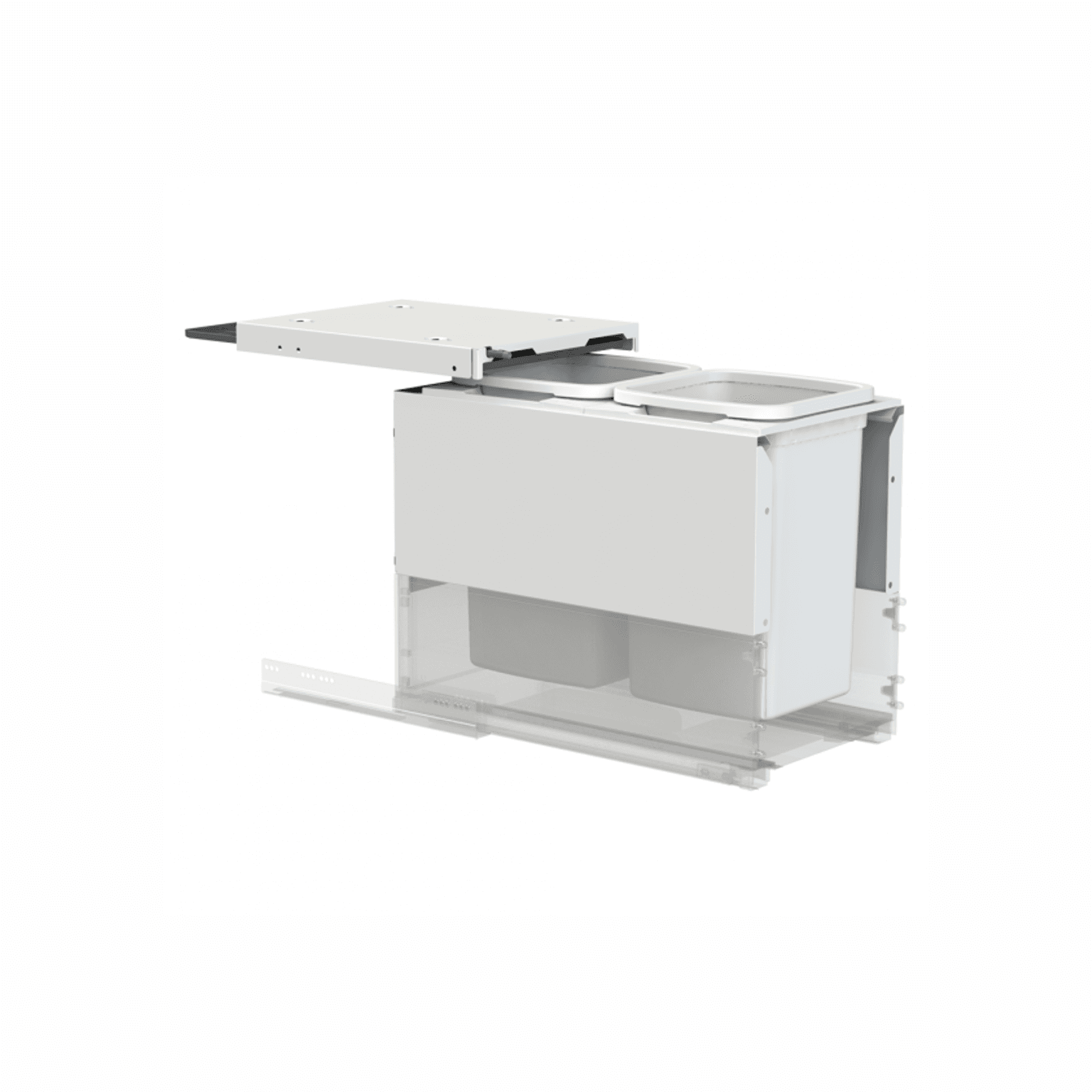 Concelo entro 2x16L for Blum LEGRABOX 350mm Silk White