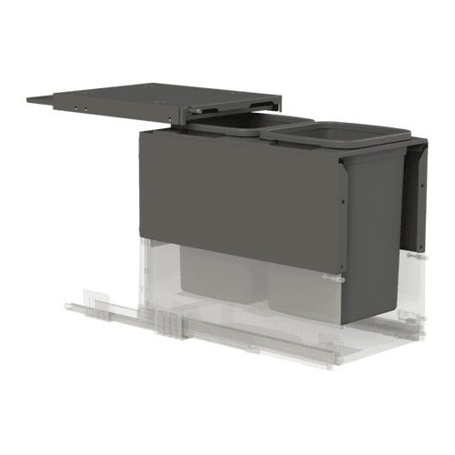 Concelo entro 2x16L for Blum MERIVOBOX 350mm Orion Grey
