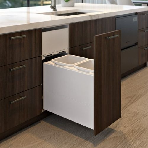 Concelo entro 2x20L for Blum LEGRABOX 400mm Silk White