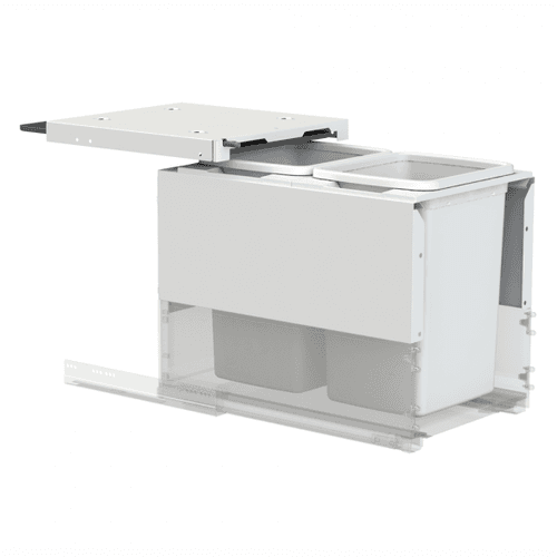 Concelo entro 2x20L for Blum LEGRABOX 400mm Silk White