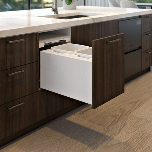 Concelo entro 2x15L for Blum LEGRABOX 450mm Silk White