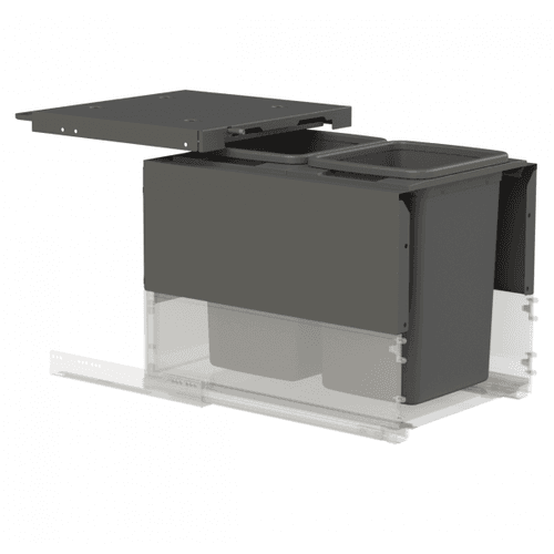 Concelo entro 2x20L for Blum LEGRABOX 450mm Orion Grey