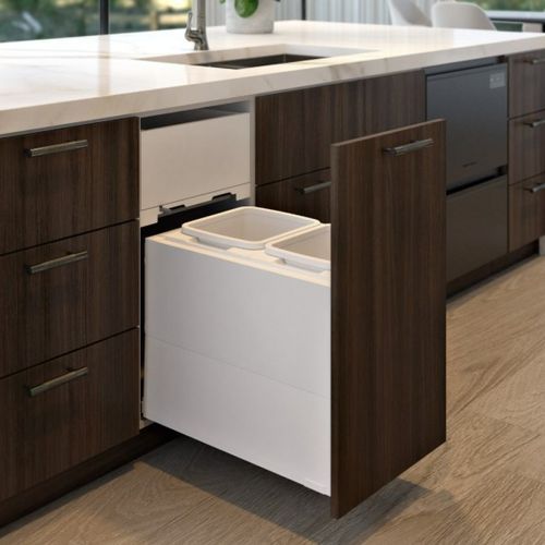 Concelo entro 2x20L for Blum MERIVOBOX 450mm Silk White