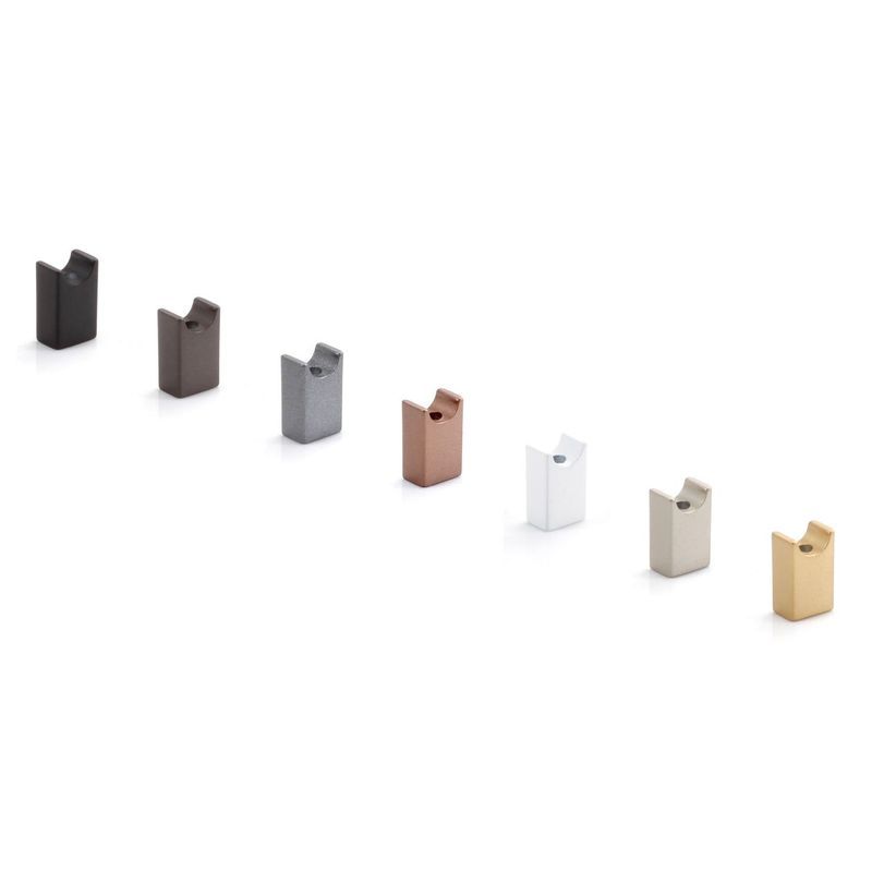 Arezzo Knurled Bar Handle - Single Fixing Post