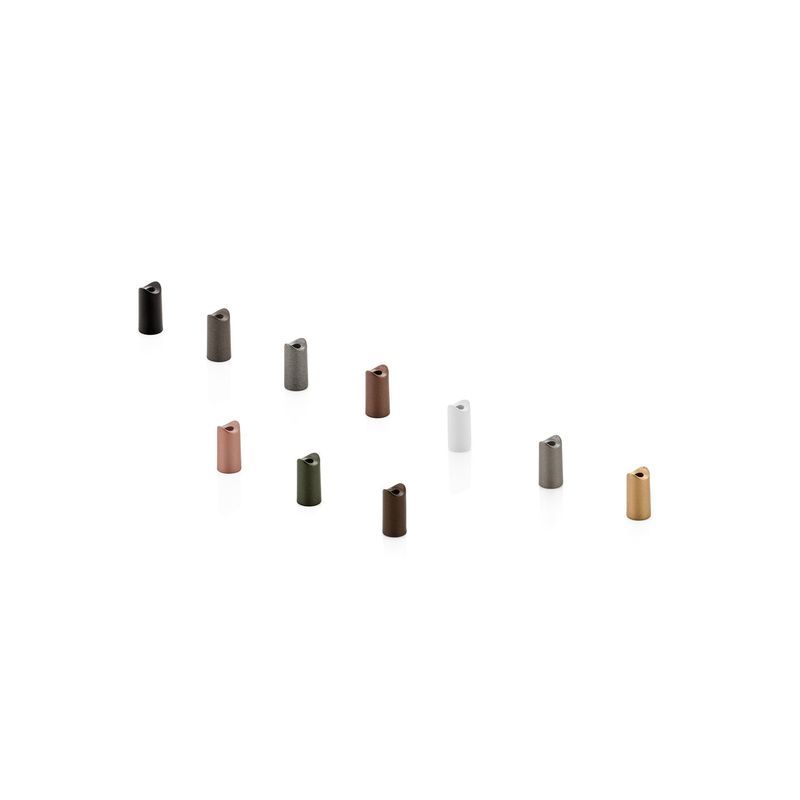 Arezzo Knurled Bar Handle - Round Fixing Post