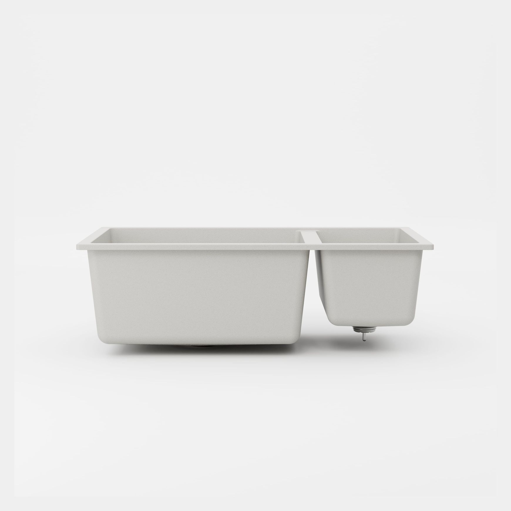 Aura 650 (450+200) Double Bowl Granite Sink